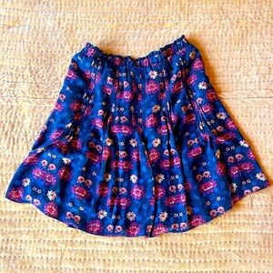 Joe Fresh Pleated Floral Skirt